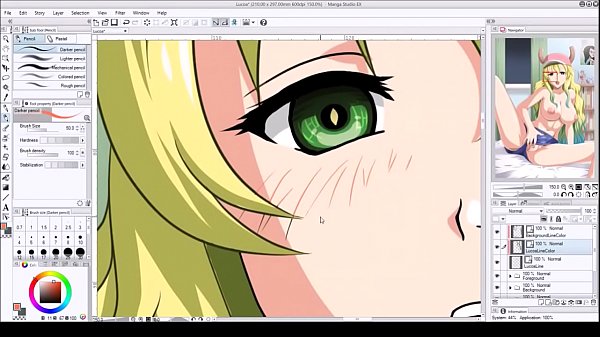 Play MP4 - Lucoa Hentai Speedpaint&sol;Talk
