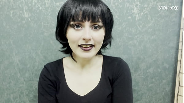Play MP4 - Horny goth Mavis Dracula seduced you to fuck her pink pussy and cum on feet