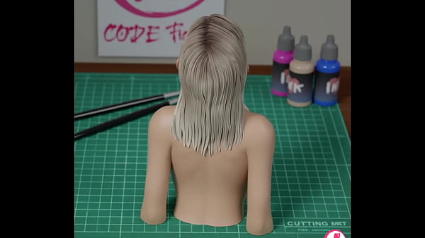 Figure 3d print of cumshot eva elfie 