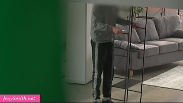 Hot Milf Jeny Smith In All Four In Front Of Handyman thumbnail