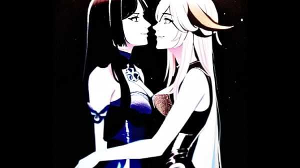 Hentai ASMR_Kissing_Lesbian_Lovers