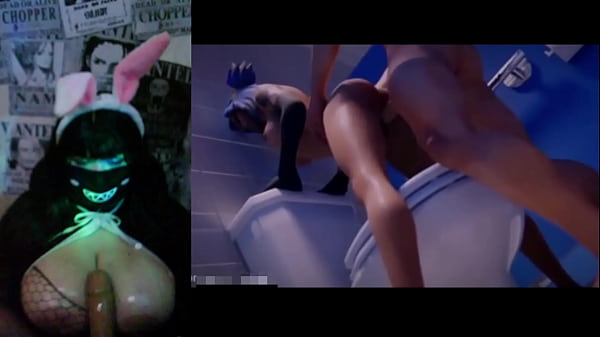 Otaku Girl with big tits watching a Hentai video Rule 34 Valorant Compilation 