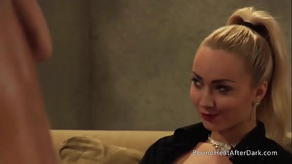 Leather and playing for mistress attention