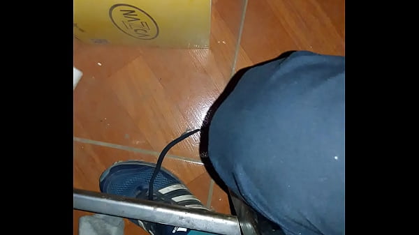 cum into sneaker teen coworker his take a shower again 