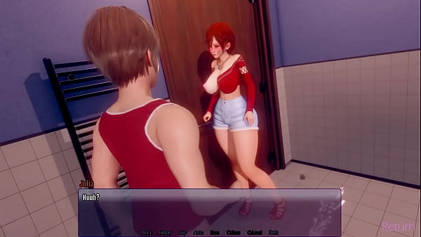 3d redhead milf strokes and licks your cock 