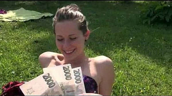 Amateur Samantha B ass railed in public for a chunk of cash 