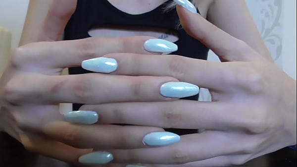 Enjoy The Hands, Finger And Fingernails Of Blond Missy thumbnail