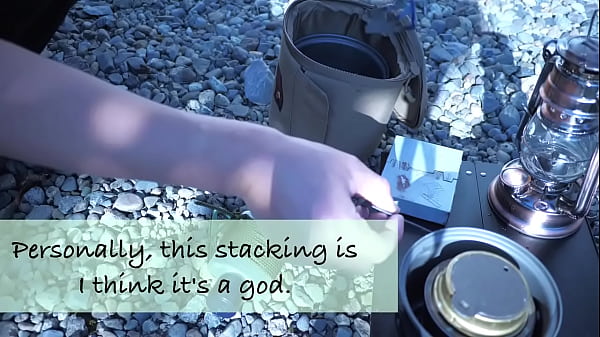 オナニーに飽きたら見て欲しい動画ですキャンプギアで庭でコーヒータイムしました