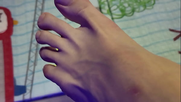 Nice soles of teen girl