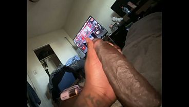 Beating Off &amp_ Playing W My Cum