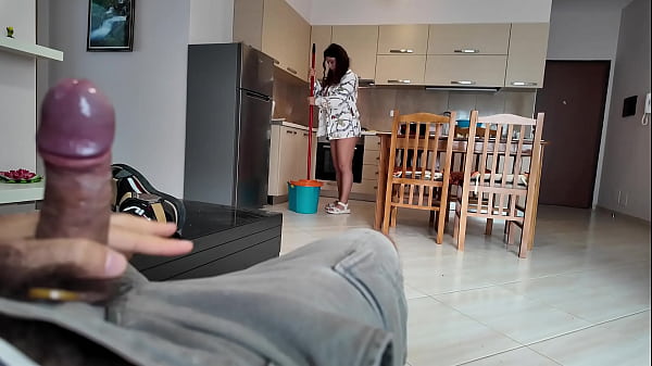 Play MP4 - StepMom is Shocked when she sees StepSon's Dick&excl;