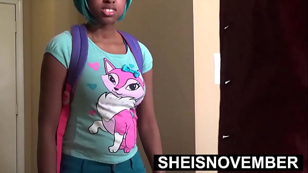 Failing grades and lying about classes lead to fucking step dad for forgiveness sexy brat sheisnovember caught sneaking out of institution and failed studies gives kneeling blowjob and fuck ebony step daughter manipulation by msnovember