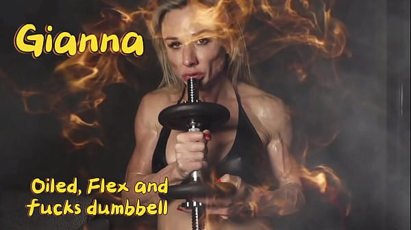 Nonton Oiled & Flexed: Dumbbell Fucked Hard thumbnail