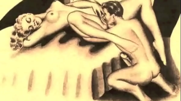 retro erotic drawings 