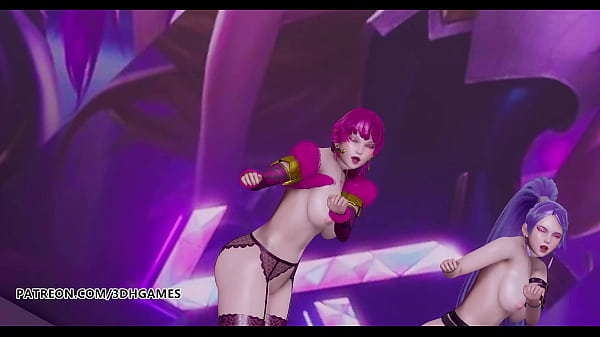 Play MP4 - &lbrack;MMD&rsqb; Black Pink - How You Like That Hot Naked Dance Ahri Akali Evelynn Kaisa League of Legends KDA Uncensored Hentai