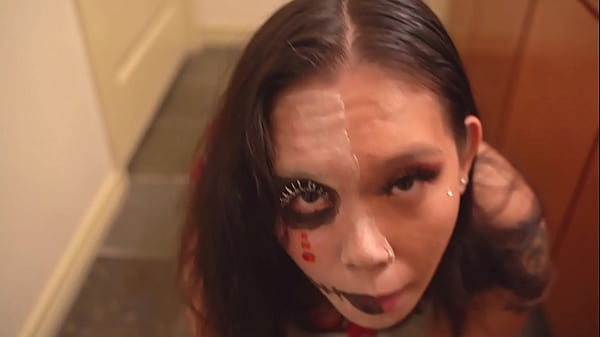 Nonton Asian Halloween Cosplay Blowjob And Fucked Hard Huge Facial thumbnail