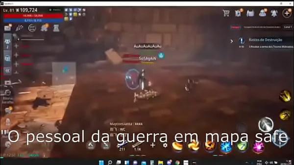 Lanceiro com alança_enorme deixando_geral oprimido