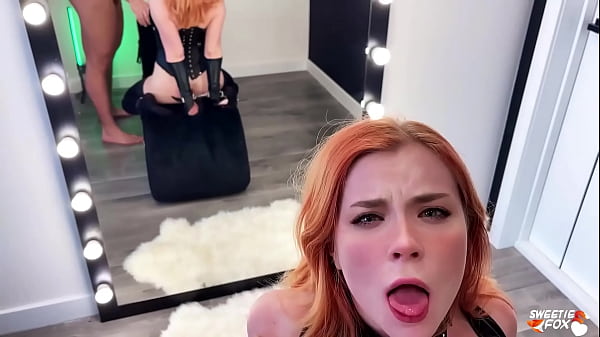 Play MP4 - StepDaddy Spanks Big Ass Redhead Hottie&comma; Facefuck and Rough Handcuffed Sex