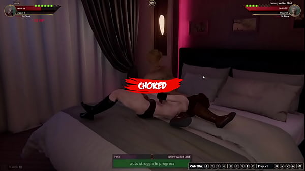 IrenaVS Johnny Walker Black_Naked Fighter 3D