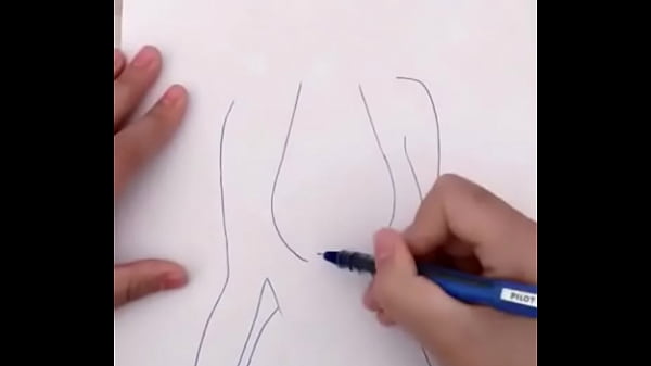 Easy way to draw female body pencil sketch 