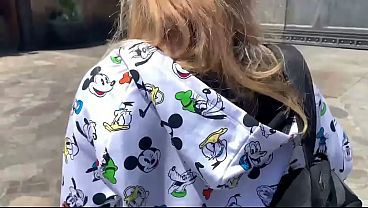 Cheetah Adora Gets Fucked From Behind By A Man In A Car At Disney thumbnail