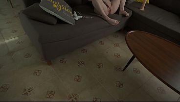 Nonton I Caught Her Jerking Off With Vr Glasses And Decided To Replace Her Dildo With My Dick. thumbnail