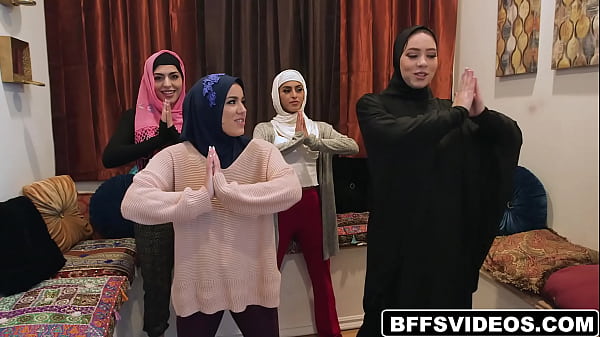 Play MP4 - This Muslim bachelorette party turns into a fuck fest when a male stripper enters the show and the shy Arab girls release their inhibitions&excl;