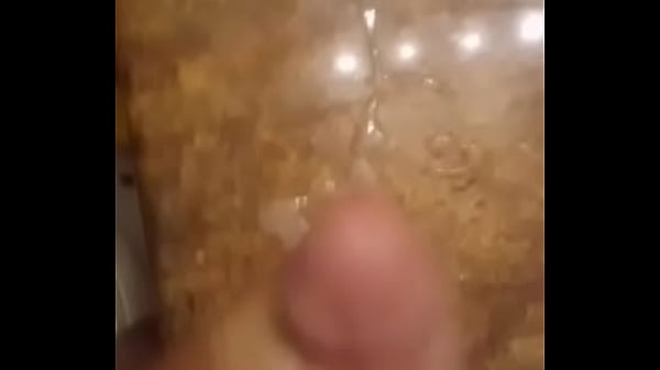 Ejaculating on the bathroom sink