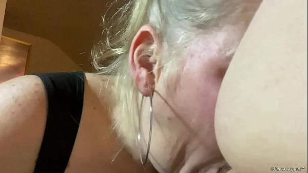 Sexy Busty Blonde Curvy MILF Deep Throats Eats Ass And Fucks A Fan 