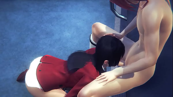 Kakegurui Hentai - Yumeko Jabami Sucking Dick In The Metro thumbnail