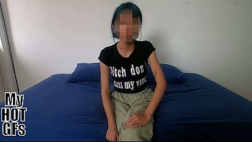 Nonton Jovencita De Cabello Azul Folla Como Una Ninfa. thumbnail