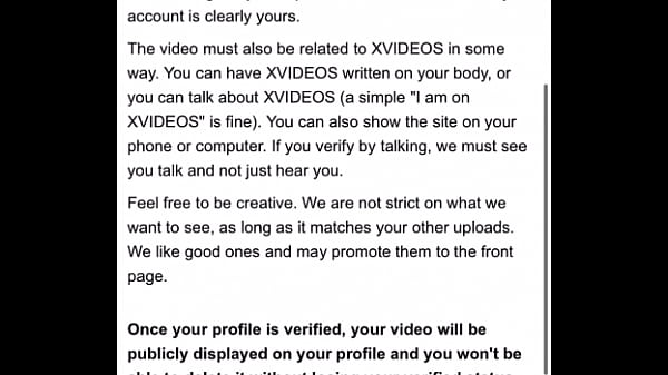 Verification video