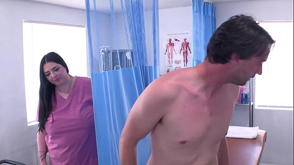 Hot BBW_Nurse Aurora Rainbow Samples a Hard CockJM1299