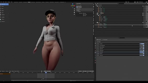 Vanessa walk animation by gb 