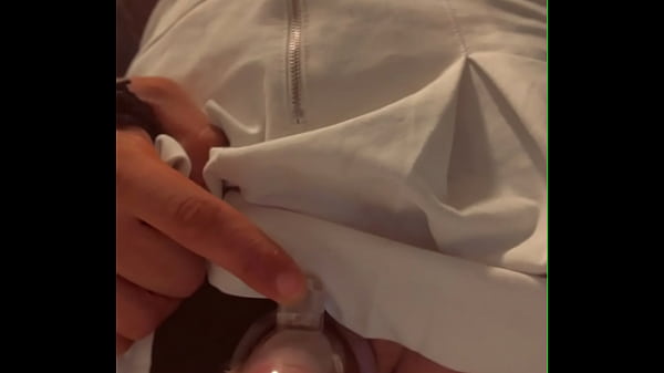 Sissy Slut Pissing in Chastity