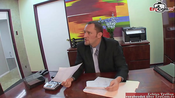 Play MP4 - Busty cleaning lady gets a cumshot on her tits from the boss