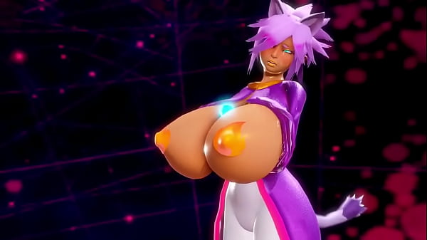 Rouge_the bat_and Blaze the cats massive breast expansion