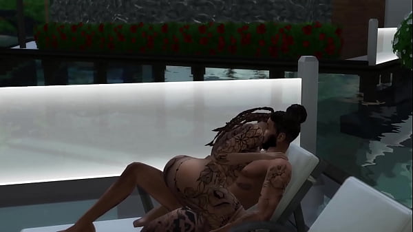 Nonton Sims 4 - Izaiah Gets Fucked In A Lawn Chair thumbnail