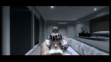This Whore In A Cow Bikini Was Made To Get Milked. Roblox Condo thumbnail