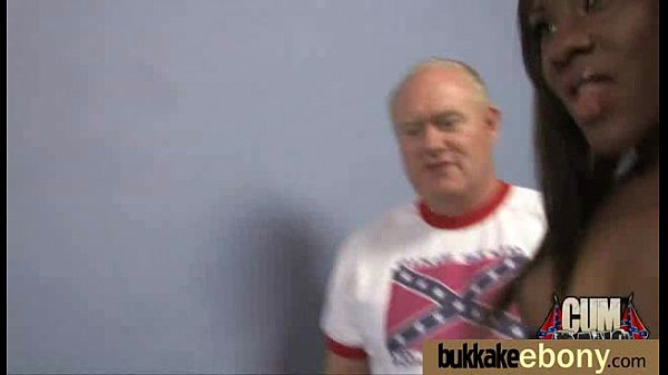 First time ebonywith a_group ofwhite dicks 20