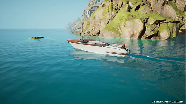 Cyberomance test our water system and driveable boat 