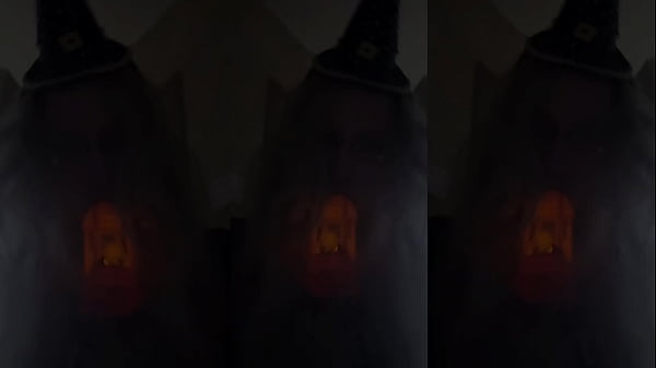 Crossdressing in front of mirror 