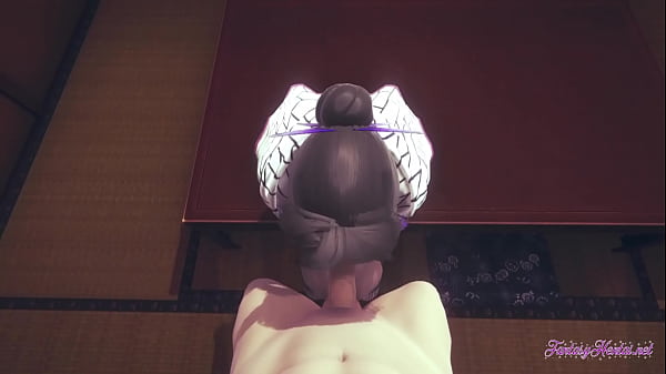 Demon Slayer Hentai - Shinobu Sucking With Creampie thumbnail