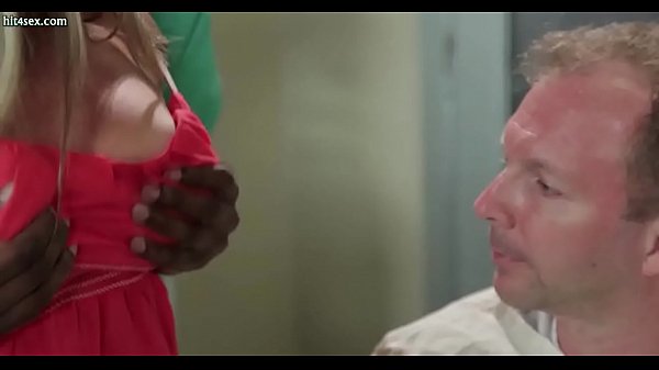 Wild blonde slut lovinghuge black penis