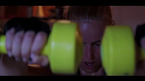 Kathia Nobili training 