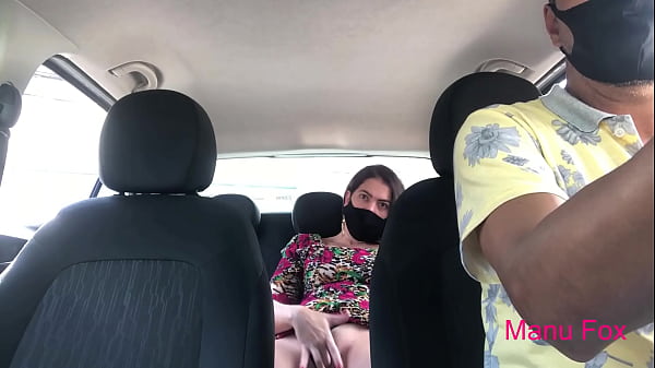 Pornstar manu fox cums with the driver