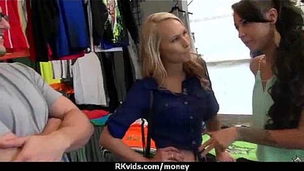 Sexy natural chick trades cash for some rough sex 1 