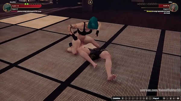 Marilith VS Niko NakedFighter3D
