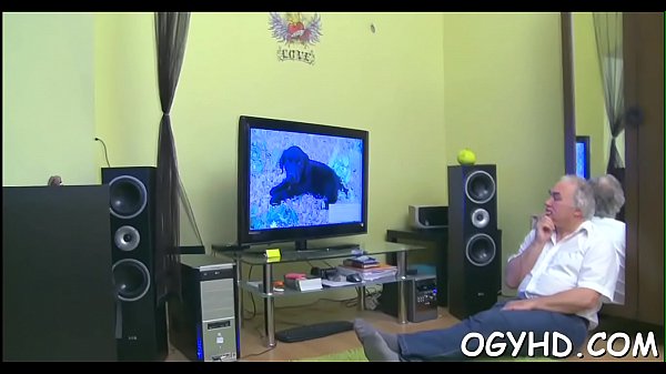 Pretty_young gal fucked_by old_chap