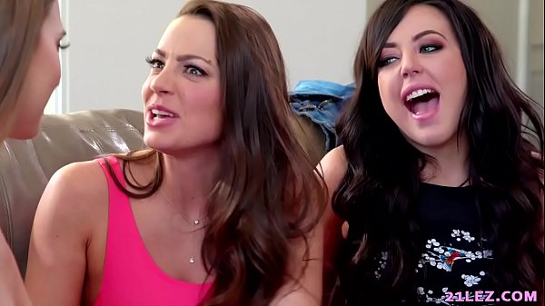 Lesbian couple caught the babysitter masturbating - Abigail Mac, Jill_Kassidy and_Whitney Wright